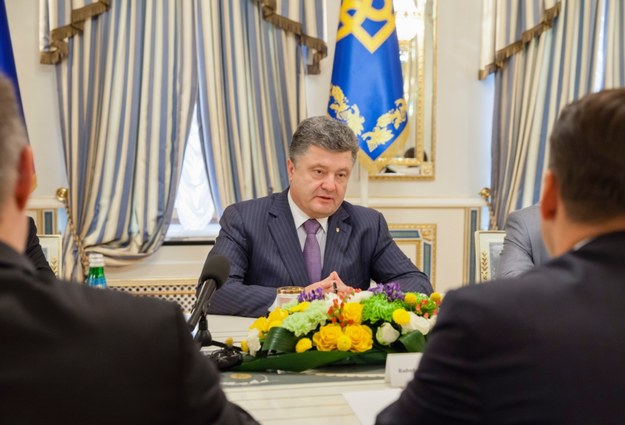 Prezydent Ukrainy Petro Poroszenko /MIKHAIL PALINCHAK JR. / PRESIDENTIAL PRESS SERVICE /PAP/EPA