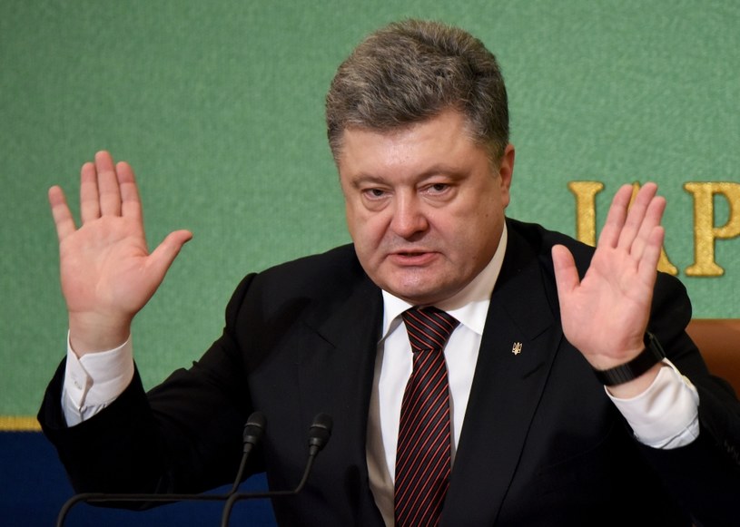 Prezydent Ukrainy Petro Poroszenko /AFP