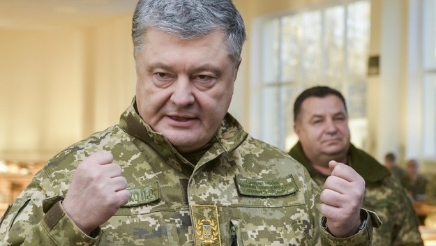 Prezydent Ukrainy Petro Poroszenko /MYKOLA LAZARENKO / HANDOUT /PAP/EPA
