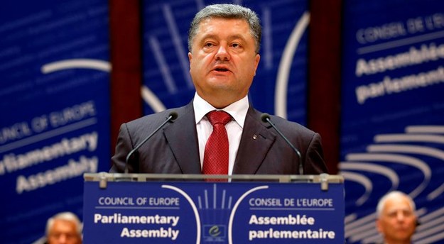 Prezydent Ukrainy próbuje zażegnać konflikt z separatystami /GAETAN MICHEL /PAP/EPA