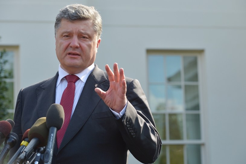 Prezydent Ukrainy przekazał swoim rodakom życzenia /AFP