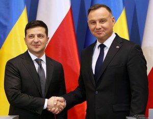 Prezydent Ukrainy w Polsce. Porozmawia z Andrzejem Dudą