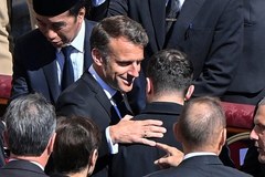 Prezydent Ukrainy Wołodymyr Zełenski na pogrzebie papieża Franciszka 