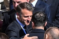 Prezydent Ukrainy Wołodymyr Zełenski na pogrzebie papieża Franciszka 