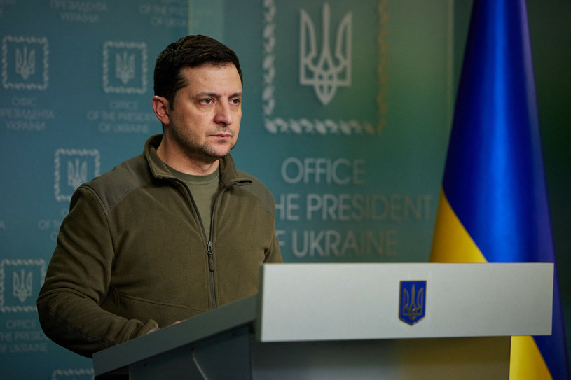Prezydent Ukrainy Wolodymyr Zelenski /AFP /East News