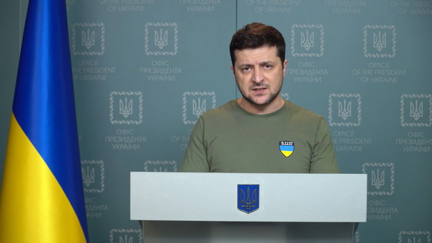 Prezydent Ukrainy Wołodymyr Zełenski /UKRAINIAN PRESIDENTIAL PRESS SERVICE HANDOUT HANDOUT /PAP/EPA