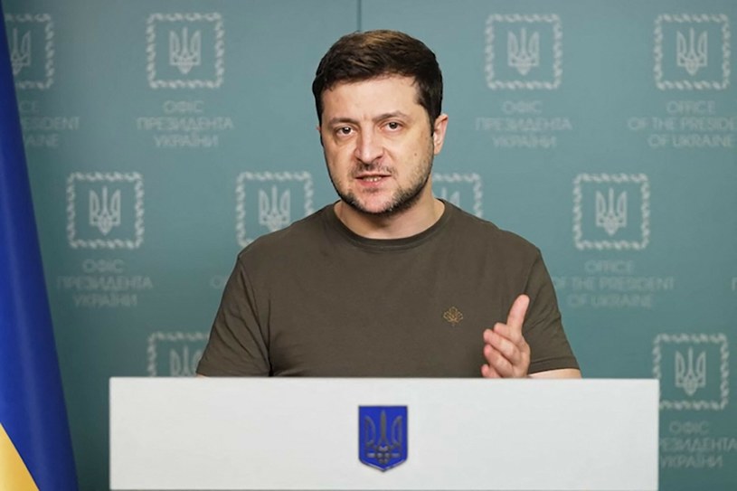 Prezydent Ukrainy Wołodymyr Zełenski /"AFP PHOTO /UKRAINIAN PRESIDENCY PRESS OFFICE /East News