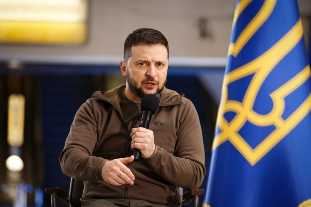 Prezydent Ukrainy Wołodymyr Zełenski /Shutterstock