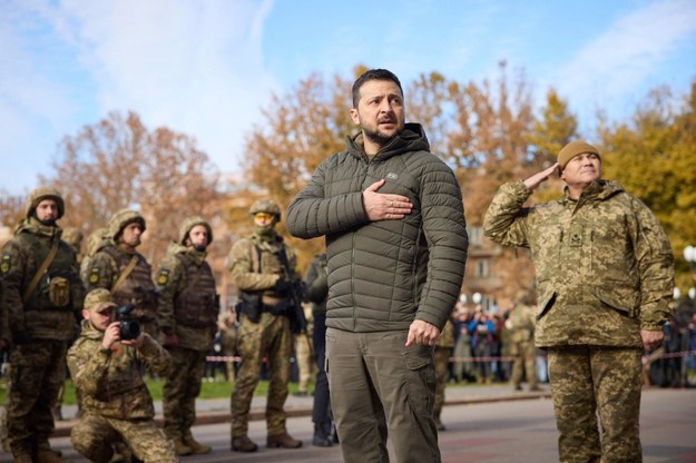 Prezydent Ukrainy Wołodymyr Zełenski /UKRAINIAN PRESIDENTIAL OFFICE HANDOUT /PAP