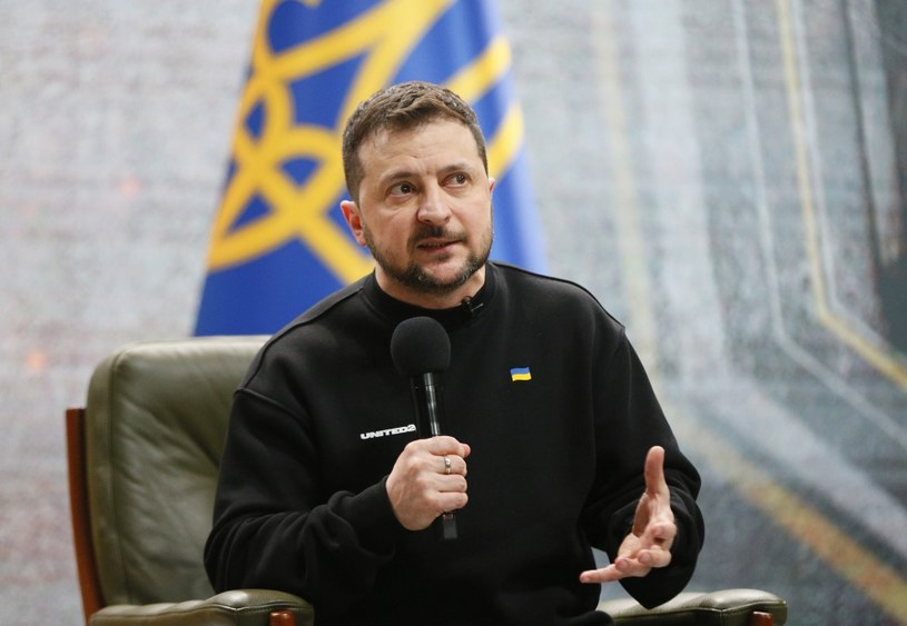 Prezydent Ukrainy Wołodymyr Zełenski /STR / NurPhoto /AFP