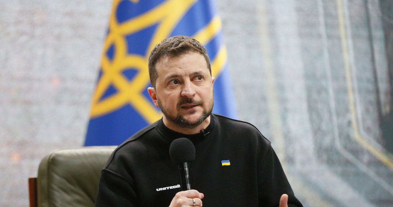 Prezydent Ukrainy Wołodymyr Zełenski /STR / NurPhoto /AFP
