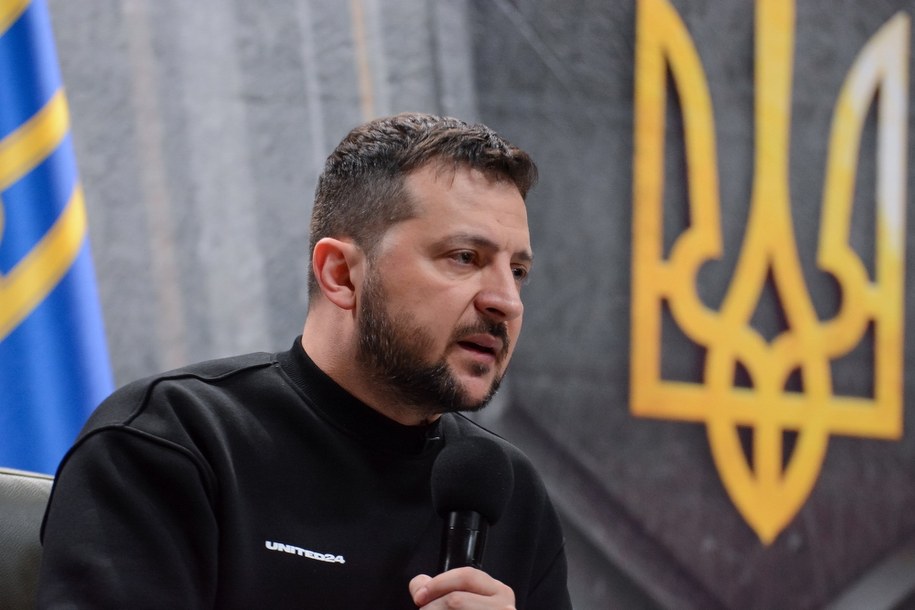 Prezydent Ukrainy Wołodymyr Zełenski /Shutterstock