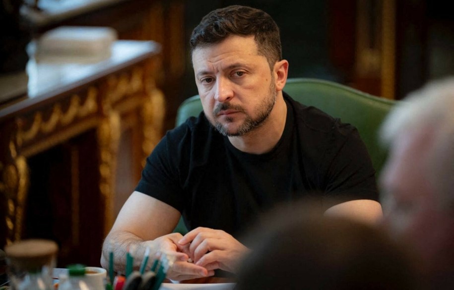 Prezydent Ukrainy Wołodymyr Zełenski /UKRAINIAN PRESIDENCY/HANDOUT/AA/ABACA /East News