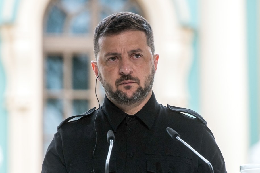 Prezydent Ukrainy Wołodymyr Zełenski /PAP/Vladyslav Musiienko /PAP