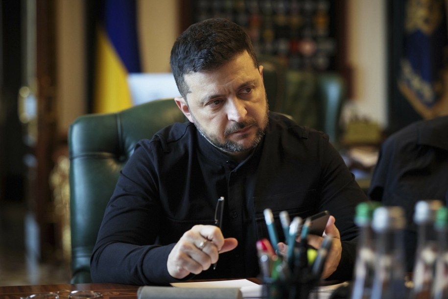 Prezydent Ukrainy Wołodymyr Zełenski /Ukraine Presidency/Ukrainian Pre/Planet Pix via ZUMA Press Wire/Shutterstock/Rex Features /East News