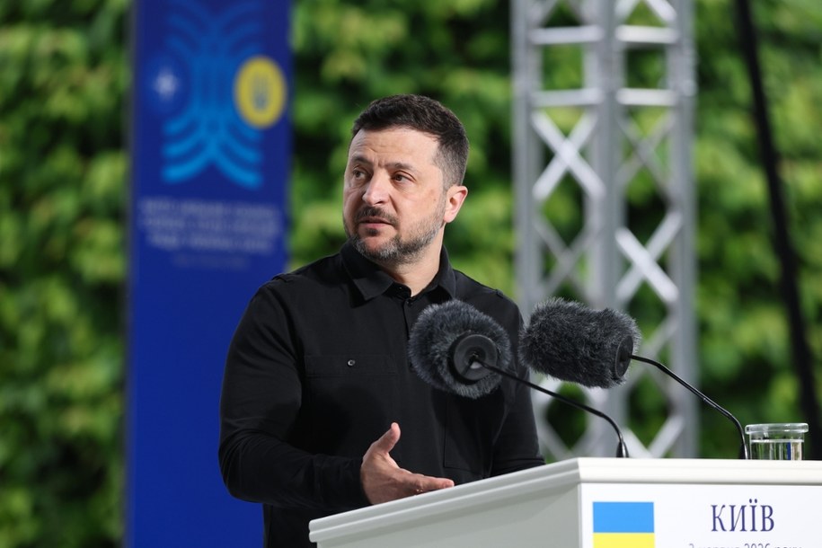 Prezydent Ukrainy Wołodymyr Zełenski /Victor Kovalchuk