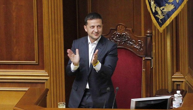 Prezydent Ukrainy Wołodymyr Zełensky /STEPAN FRANKO /PAP/EPA