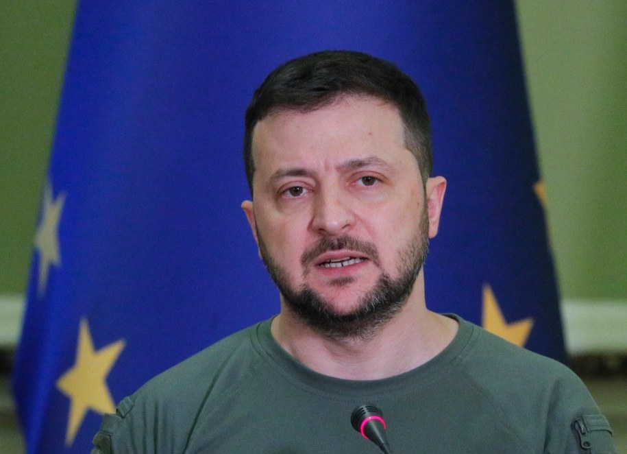 Prezydent Ukrainy /PAP/EPA/SERGEY DOLZHENKO /