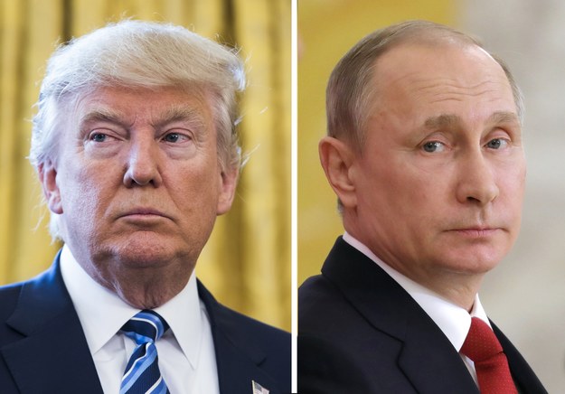 Prezydent USA Donald Trump i prezydent Rosji Władimir Putin /JIM LO SCALZO/SPUTNIK POOL /PAP/EPA