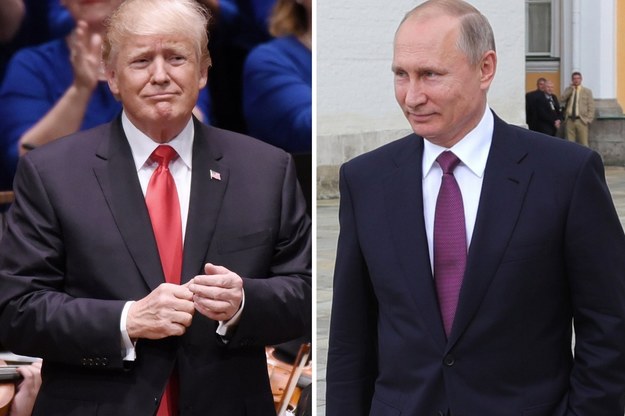 Prezydent USA Donald Trump i prezydent Rosji Władimir Putin /OLIVIER DOULIERY/POOL/MICHAEL KLIMENTYEV/SPUTNIK/KREMLIN POOL /PAP/EPA