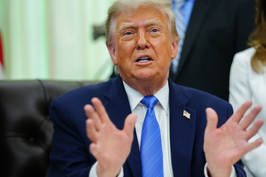 Prezydent USA Donald Trump /AARON SCHWARTZ / POOL /PAP