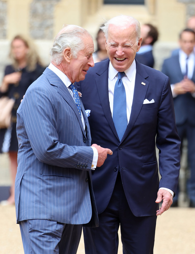 Prezydent USA Joe Biden i król Karol III /Chris Jackson /Getty Images