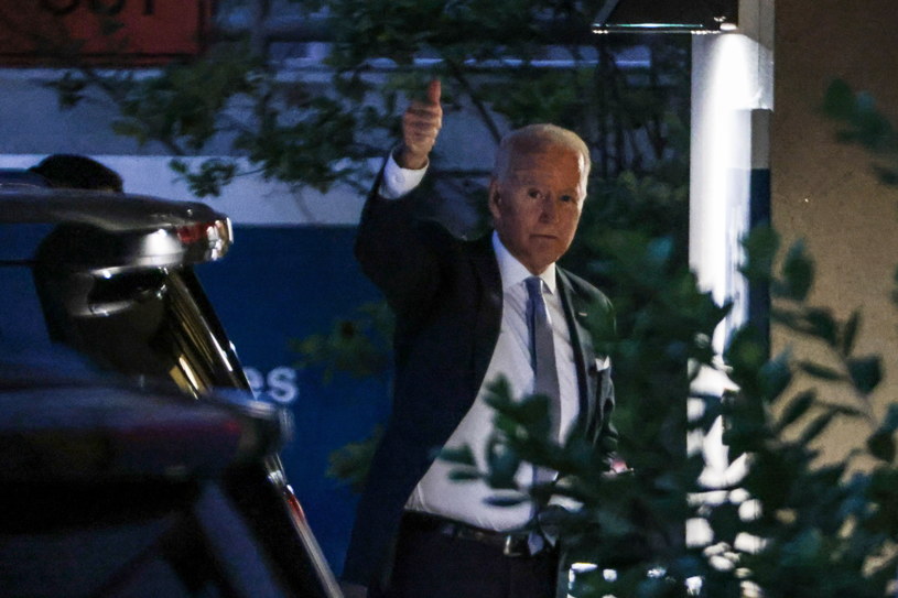 Prezydent USA Joe Biden odwiedził żonę w klinice /Oliver Contreras/POOL /PAP/EPA