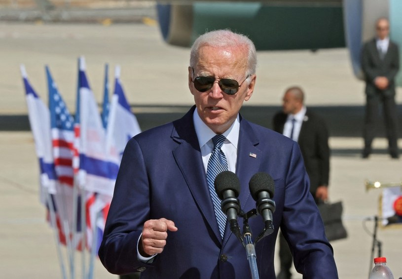 Prezydent USA Joe Biden rozpoczął podróż po Bliskim Wschodzie /JACK GUEZ / AFP /AFP