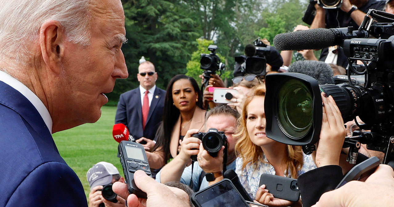 Prezydent USA Joe Biden używa aparatu CPAP podczas snu ze względu na bezdech senny /JONATHAN ERNST/Reuters /Agencja FORUM