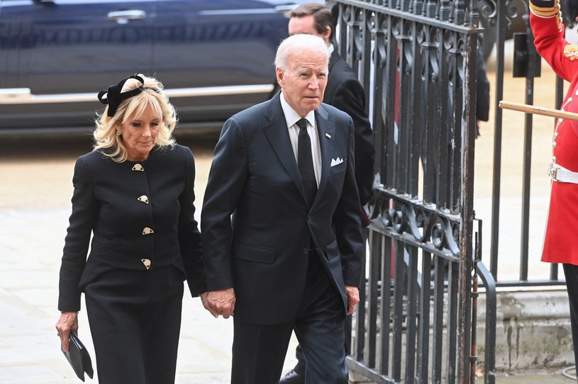 Prezydent USA Joe Biden z żoną Jill Biden /AFP