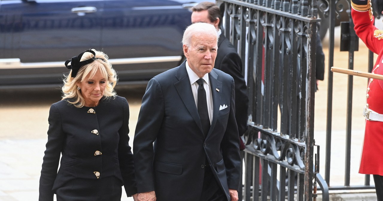 Prezydent USA Joe Biden z żoną Jill Biden /AFP