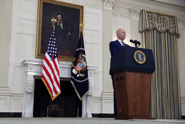 Prezydent USA Joe Biden /TASOS KATOPODIS / POOL /PAP/EPA