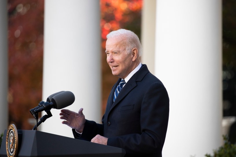 Prezydent USA Joe Biden /	PAP/EPA/MICHAEL REYNOLDS / POOL /PAP