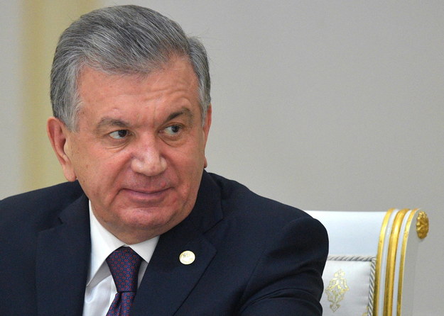 Prezydent Uzbekistanu Szawkat Mirzijojew /ALEXEI DRUZHININ / SPUTNIK / KREMLIN POOL / POOL /PAP/EPA