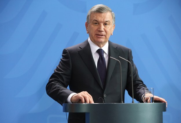 Prezydent Uzbekistanu Szawkat Mirzijojew /Adam Berry /PAP/EPA