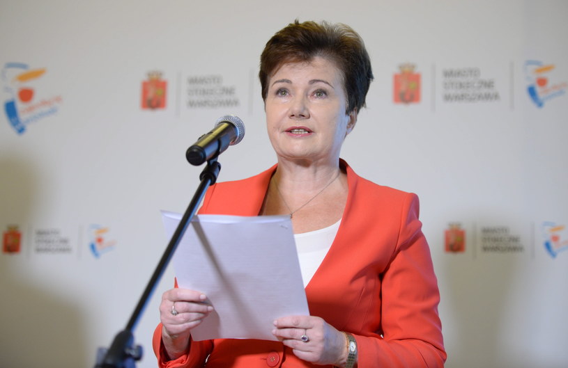 Prezydent Warszawy Hanna Gronkiewicz-Waltz /Jacek Turczyk /PAP