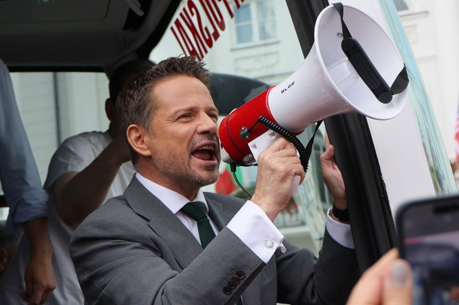 Prezydent Warszawy i kandydat KO na prezydenta Polski Rafał Trzaskowski /Paweł Supernak /PAP
