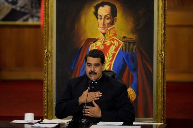 Prezydent Wenezueli Nicolas Maduro ogłasza piątą w tym roku podwyżkę płacy minimalnej /AFP
