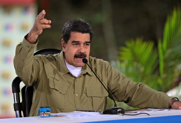 Prezydent Wenezueli Nicolas Maduro /MIRAFLORES PALACE PRESS OFFICE HANDOUT /PAP/EPA