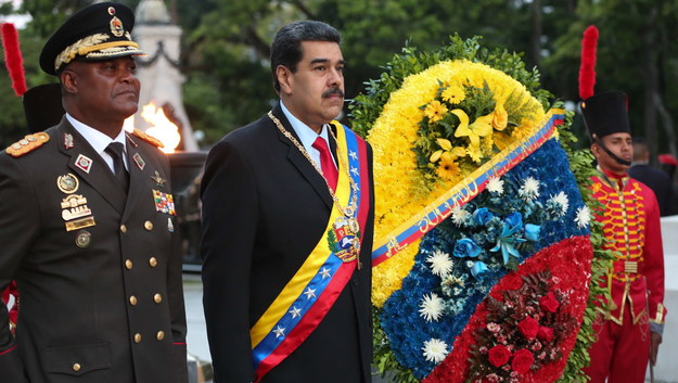 Prezydent Wenezueli Nicolas Maduro /MIRAFLORES PRESS/HANDOUT /PAP/EPA