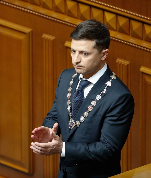 Prezydent Wołodymir Zełenski zapowiedział program "Wracaj i pozostań" /SERGEY DOLZHENKO /PAP/EPA