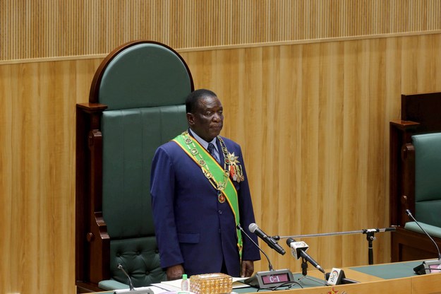 Prezydent Zimbabwe /AARON UFUMELI /PAP/EPA