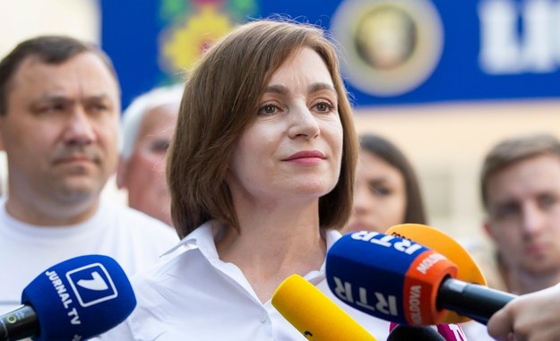 Prezydentka Mołdawii Maia Sandu /DUMITRU DORU /PAP/EPA