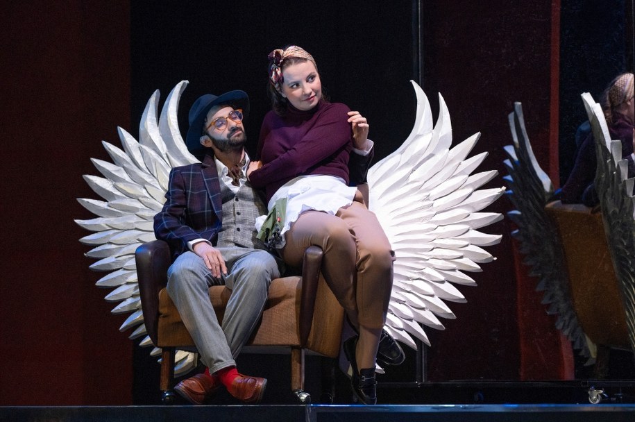 Próba dla mediów opery komicznej Józefa Haydna „Il mondo della luna” („Księżycowy świat”) w Sali Koncertowej Akademii Muzycznej w Łodzi /Grzegorz Michałowski /PAP