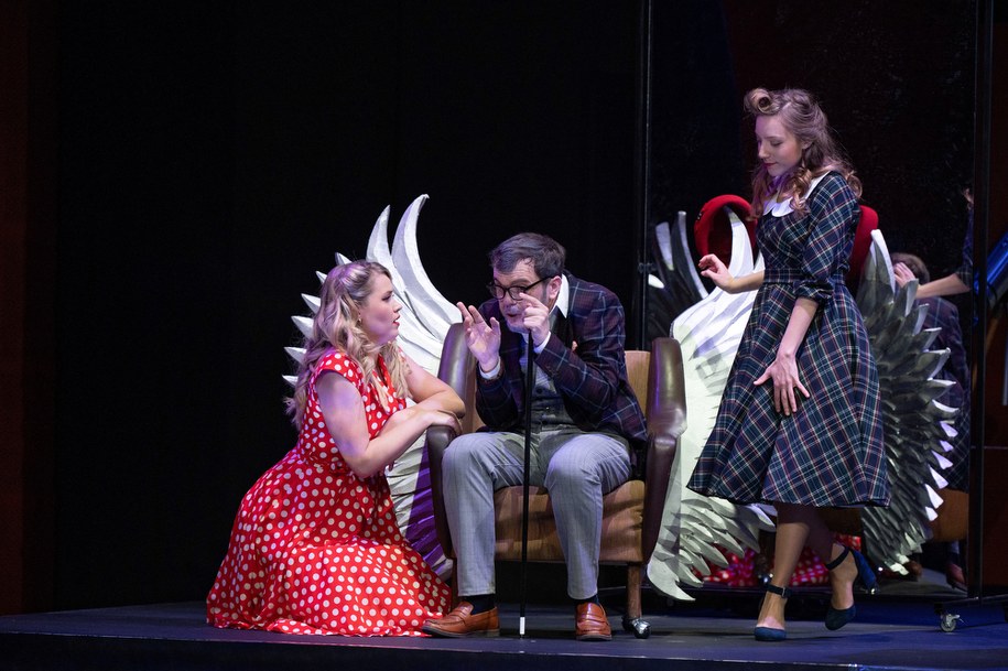 Próba dla mediów opery komicznej Józefa Haydna „Il mondo della luna” („Księżycowy świat”) w Sali Koncertowej Akademii Muzycznej w Łodzi /Grzegorz Michałowski /PAP