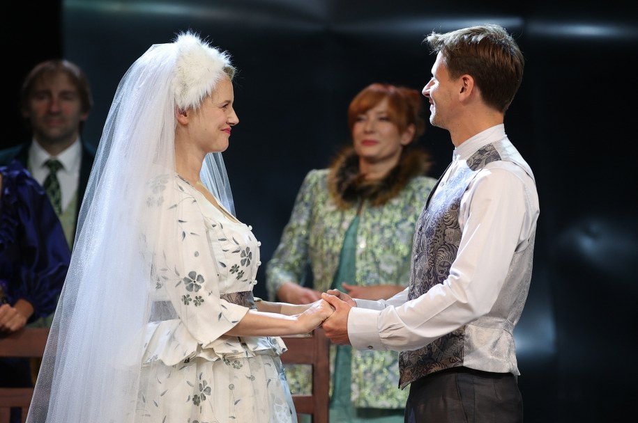 Próba medialna spektaklu "Pijacy" /	Łukasz Gągulski /PAP