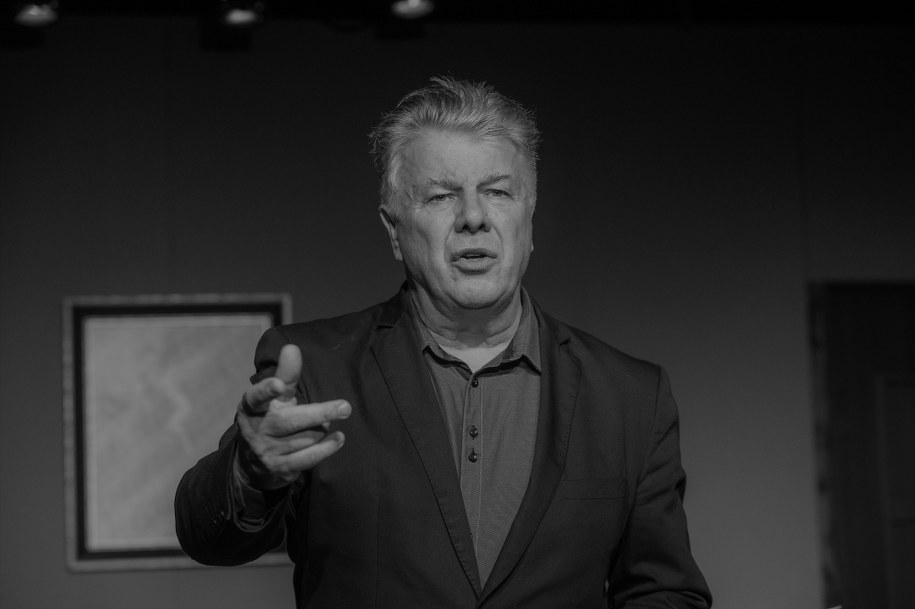 Próba medialna spektaklu Via-Gra w Teatrze Kamienica /Stach Leszczyński /PAP/EPA