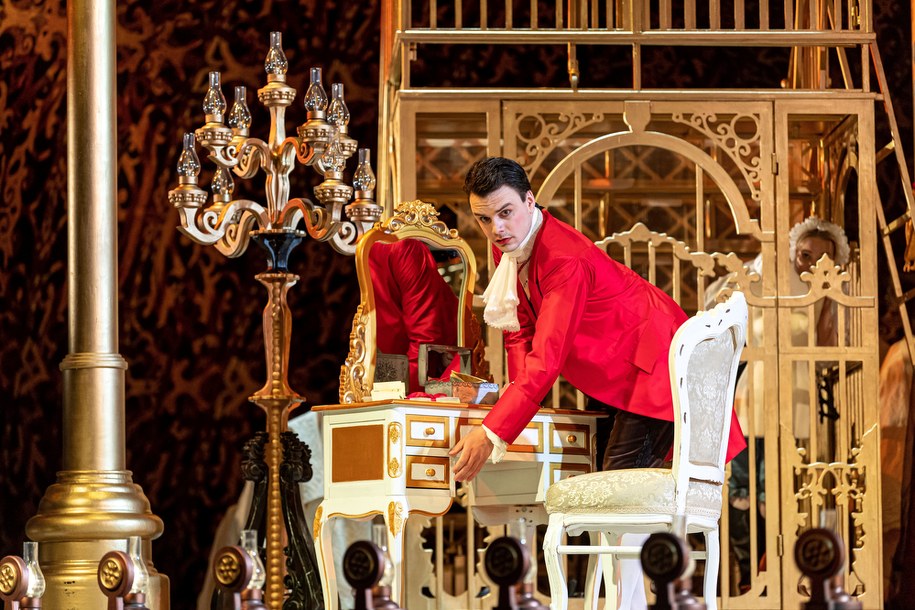 Próba medialna spektaklu "Wesele Figara" /Maciej Kulczyński /PAP