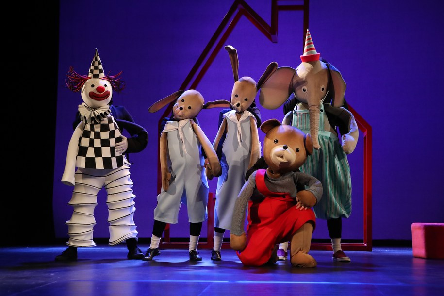 Próba medialna spektaklu „Wielka Zagadka Misia Uszatka” w Teatrze Lalek Arlekin im. Henryka Ryla w Łodzi /Roman Zawistowski /PAP