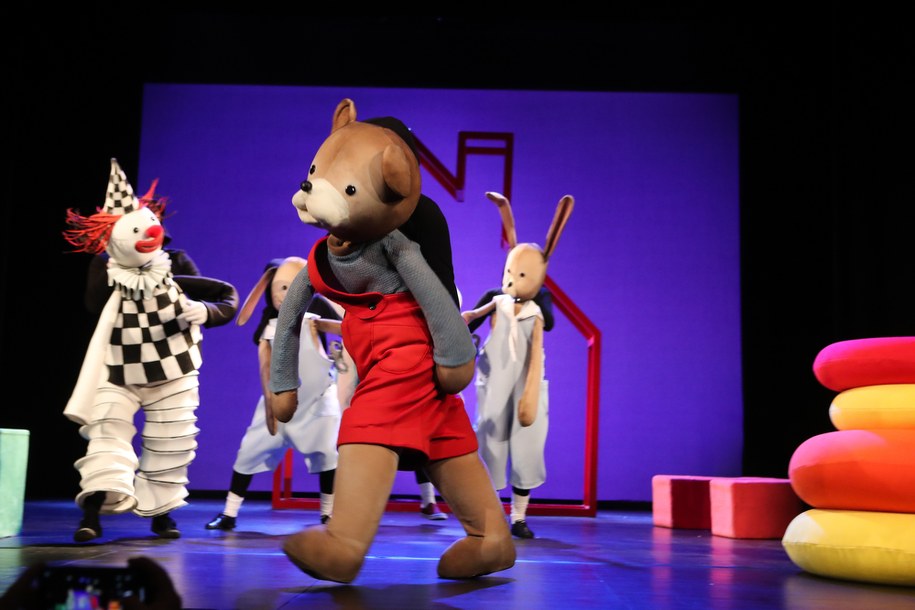 Próba medialna spektaklu „Wielka Zagadka Misia Uszatka” w Teatrze Lalek Arlekin im. Henryka Ryla w Łodzi /Roman Zawistowski /PAP